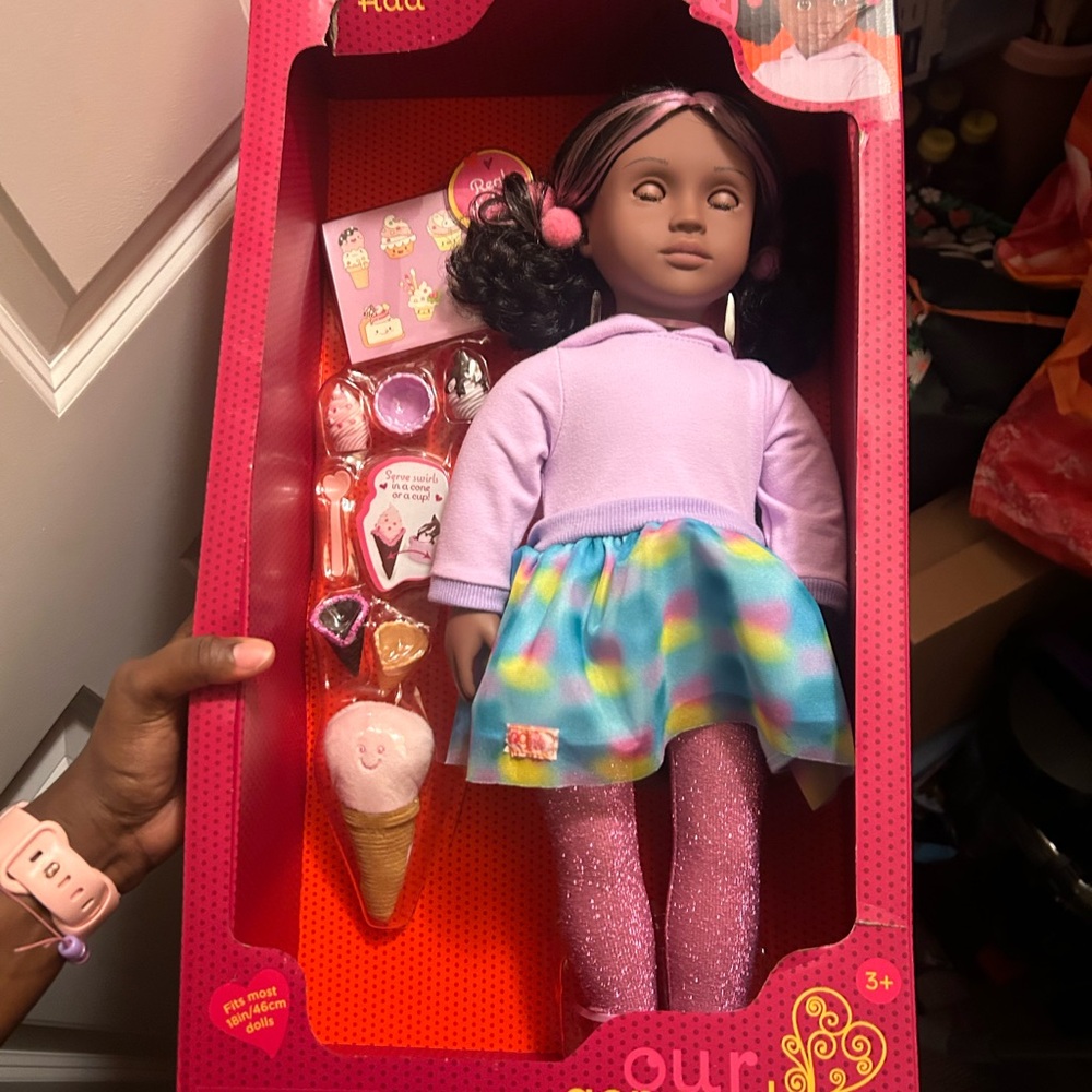 Our Generation Doll with Colorful Outfit and Accessories